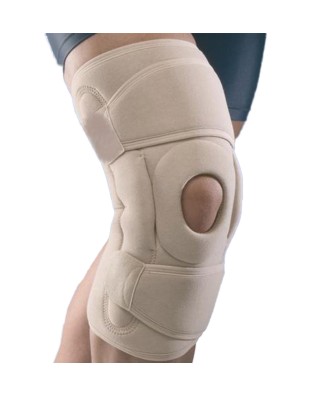 Rodillera envolvente con articulaciones policéntricas - Ref: 6120 (beige) / 7120 (negro)