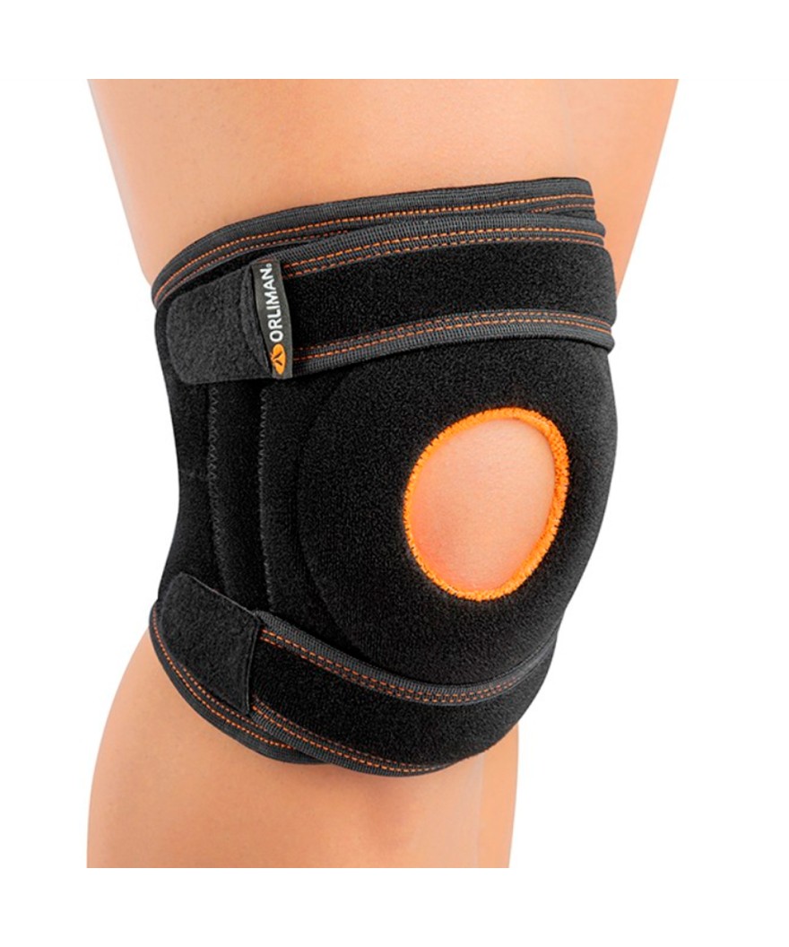 Joelheira envolvente com tiras laterais curtas - Ref: 7119C | Exclusivas Iglesias