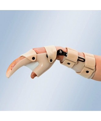 Órtese de cotovelo com articulação de braço e antebraço e tala palmar em  termoplástico - Ref: TP-6301D (drta) / TP-6301I (esq)