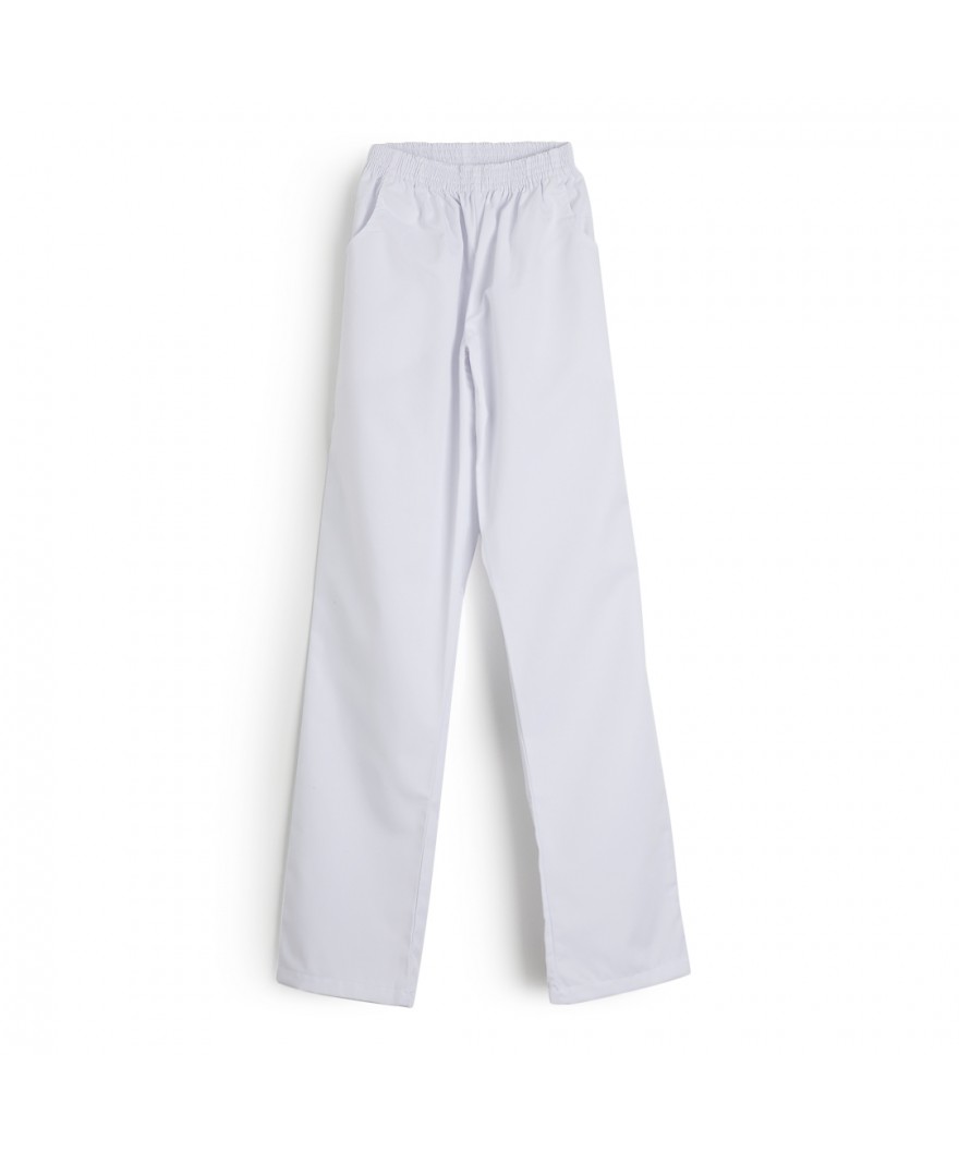 Pantalón con bolsillos y cintura de goma - Ref: Sanitaria