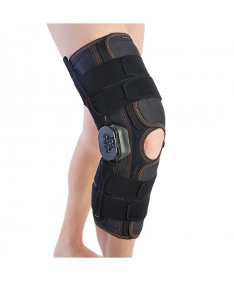 Rodillera para control de flexo-extensión larga - Ref: 7113 (negro)