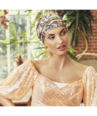 Turbante Sapphire Boho Rosa Paisley | Exclusivas Iglesias