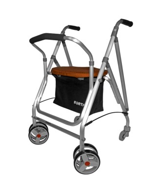 Andador rollator plegable Kanguro color naranja