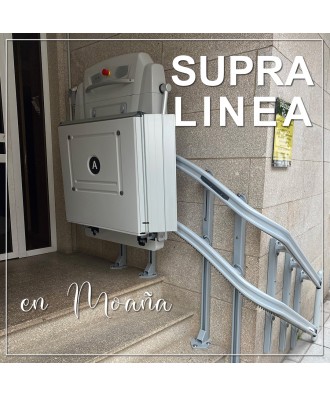 Instalación de plataforma inclinada Supra Linea Exterior en Moaña