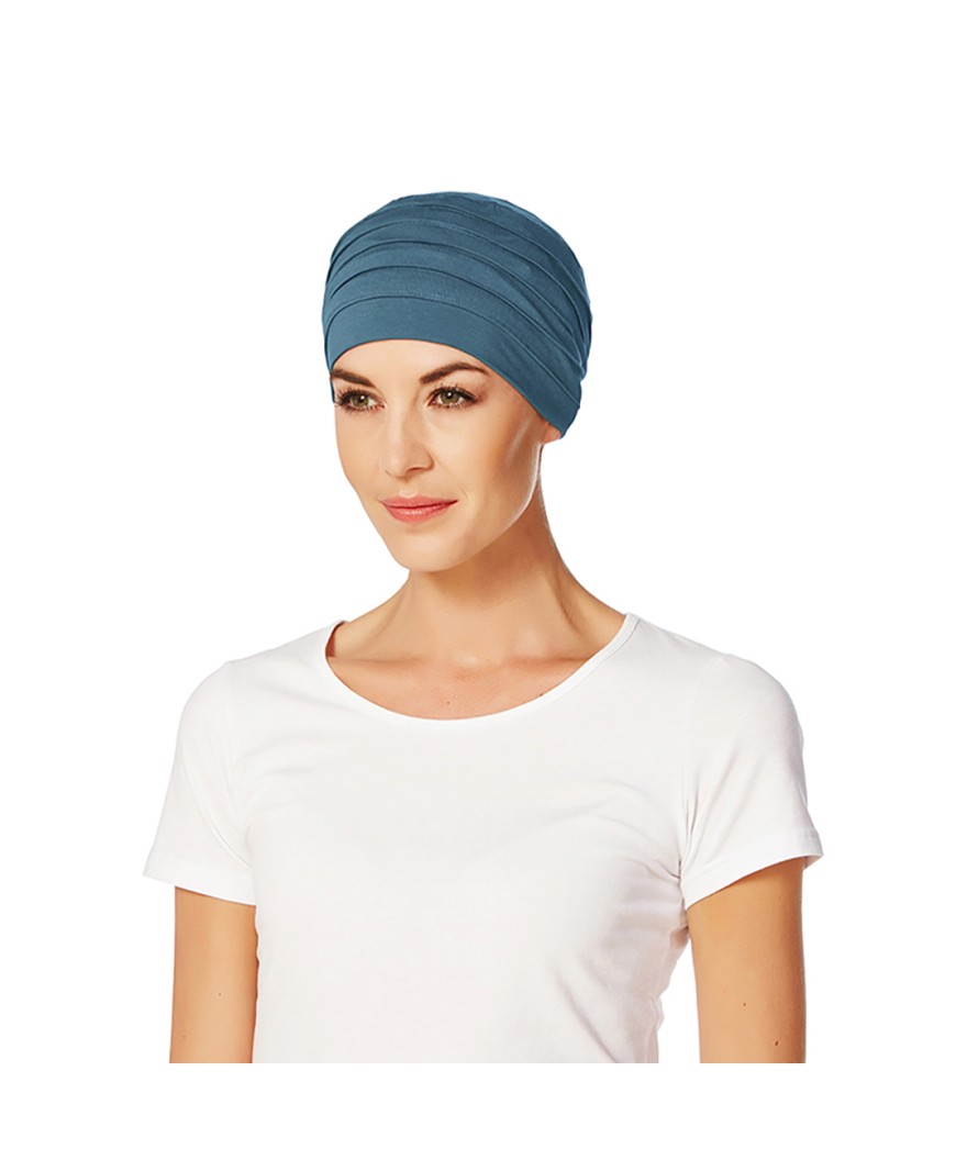 Turbante Bambú azul | Exclusivas Iglesias