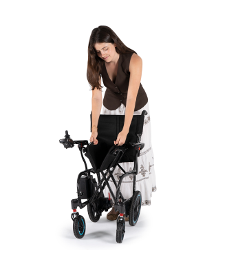 Cadeira de rodas elétrica dobrável - Ref: EXPLORER CARBON X | Exclusivas Iglesias