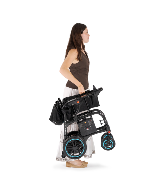 Cadeira de rodas elétrica dobrável - Ref: EXPLORER CARBON X | Exclusivas Iglesias