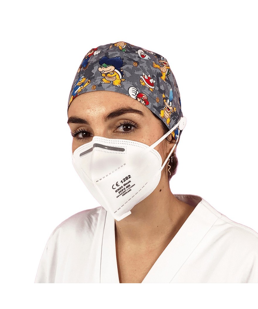 Boné cirúrgico com botões - Ref: Mario | Exclusivas Iglesias