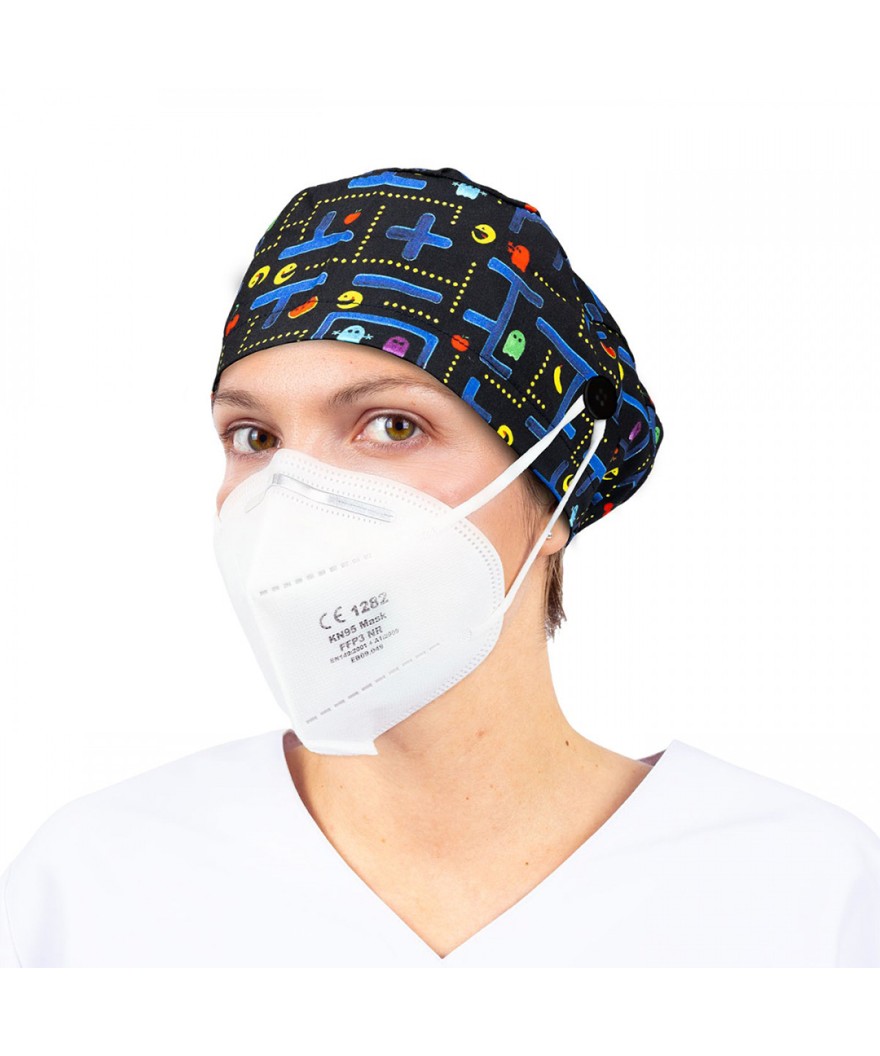 Boné cirúrgico com botões - Ref: Come-come