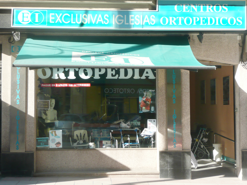 Centro ortopédico Exclusivas Iglesias c/ Alfredo Vicenti A Coruña