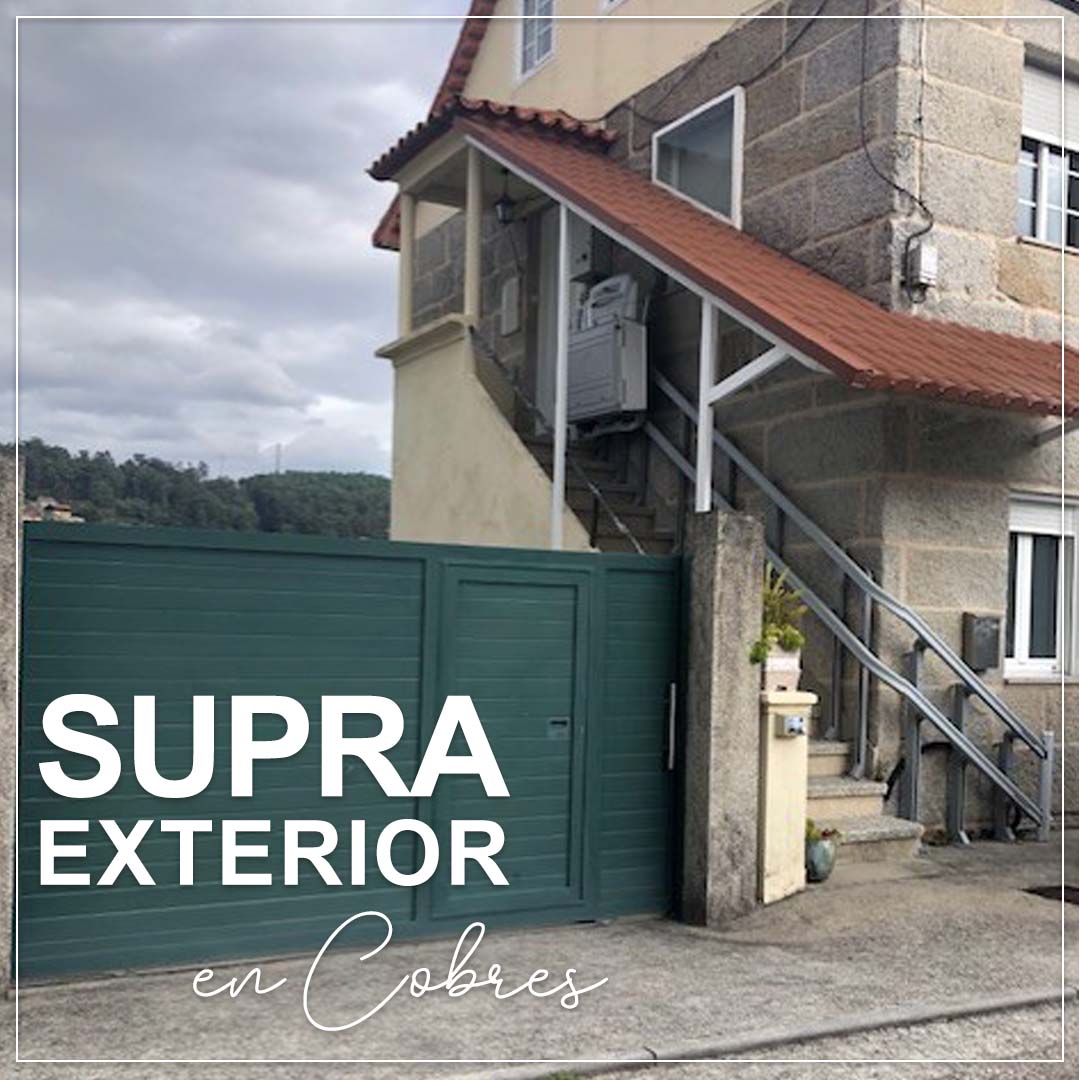 Instala o Da Plataforma Elevat ria Exterior Supra Em Vigo